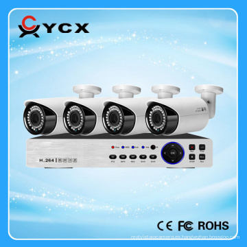 Kit directo-DR04 de la cámara del CCTV de H.264 4CH DVR de la fábrica directa, kit del dvr / sistema de la cámara del cctv